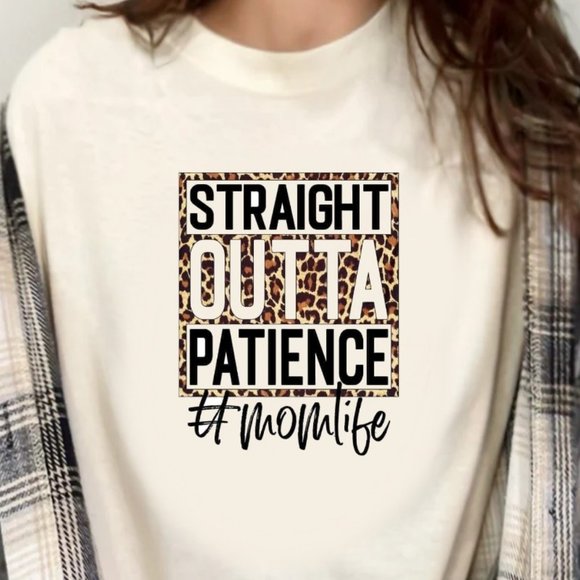 straight out of patience t shirt - Picture 1 of 1